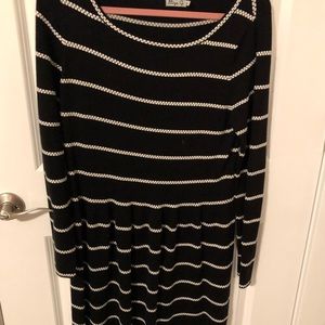 Eliza J striped sweater dress